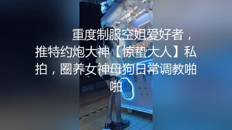 ⚫️⚫️重度制服空姐爱好者，推特约炮大神【惊蛰大人】私拍，圈养女神母狗日常调教啪啪