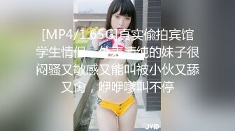 [MP4/1.65G]真实偸拍宾馆学生情侣，外表清纯的妹子很闷骚又敏感又能叫被小伙又舔又肏，咿咿嗲叫不停