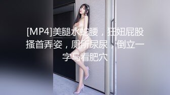 [MP4]美腿水蛇腰，狂妞屁股搔首弄姿，厕所尿尿，倒立一字马看肥穴