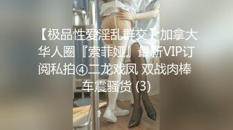 【极品性爱淫乱群交】加拿大华人圈『索菲娅』最新VIP订阅私拍④二龙戏凤 双战肉棒 车震骚货 (3)