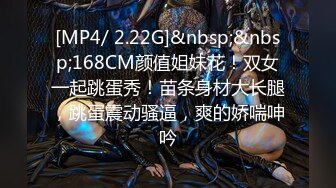 [MP4/ 2.22G]&nbsp;&nbsp;168CM颜值姐妹花！双女一起跳蛋秀！苗条身材大长腿，跳蛋震动骚逼，爽的娇喘呻吟