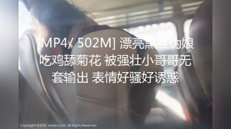 [MP4/ 502M] 漂亮黑丝伪娘吃鸡舔菊花 被强壮小哥哥无套输出 表情好骚好诱惑